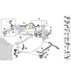 BMW F10 aušinimo sistemos radiatoriaus cilindrų galvutės vamzdis Originalus 11538514456