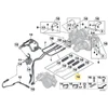 BMW F10 F06 F12 F12 F13 turbinos aušinimo vamzdelio remonto rinkinys originalus 11538092360