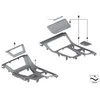 BMW F10 F11 apdailos aliuminio peleninė originali 51168053750