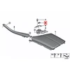 BMW F10 F11 dangtelio užraktas Chrome originalus 51169277351