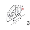 BMW F10 F11 Dangtis B Stulpelio Durų Priekinė Dešinė 2010-2017 Originalus 51335A56DF4