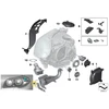 Bmw F10 F11 Dešinės Pusės Vairo Gija Su Spyruokle Originalus 63117349296
