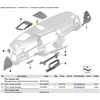BMW F10 F11 F11 Tinklelio centrinio garsiakalbio apdaila 51459209781 Originali