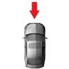 BMW F10 F11 laidų rinkinys PDC priekinis originalus 61129241694