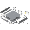 BMW F15 apdailos užrakto ąselė juoda originali 51477326726