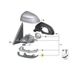 BMW F15 F16 F25 apatinė korpuso dalis dešinėje pusėje Originali 51167291200