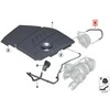 BMW F20 F20N F21 F30 turbokompresoriaus vakuumo valdymo vamzdelis originalus 11657608121