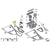 BMW F20 F21 F22 Centro Konsolės Dėklas Alu Originalus 51169207267