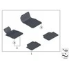 Bmw F20 F21 F22 F23 Fussmatte Velours Fahrerseite Originalus 51477294075