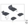 Bmw F20 F21 F22 F23 Fussmatte Velours Fahrerseite Originalus 51477294075