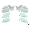 BMW F20 F21 F30 Šiluminis Plačiasžiūris Kairysis Veidrodis Originalus 51167405762