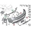 BMW F20 F21 Galinio Stiklo Įdėklas Originalus 51128060302