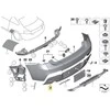 BMW F20 F21 Galinio Stiklo Įdėklas Originalus 51128051928