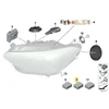 BMW F20 F21 LED Modulio Remonto Komplektas Originalus 63117296905