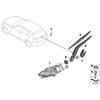 BMW F20 F21 valytuvų rankenos dangtelis originalus 61617274157