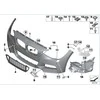 BMW F20 F21 vilkimo akies dangtelis, gruntuotas, originalus 51118053828