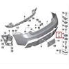 BMW F20 F21 vilkimo sklendės ąsa Originali 51128053826