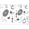 BMW F20 F30 F32 Ventiliuotas Stabdžių Diskas Originalus 34216792227