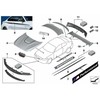 BMW F21 F22 F23 Akcentstreifen Kairys Originalus 51142406145