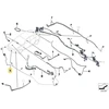 BMW F22 F87 F23 F80 Priekinio buferio kabeliai Originalūs 61126842044