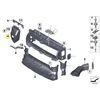 BMW F22 Radiator Kairysis Oro Šoninis Kanalas Originalus 51748061353