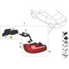BMW F23 F23 F22 F87 lemputės lizdas dešinėje pusėje originalus 63217370292