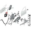 BMW F30 F80 M3 Durys Priekinis Dešinys Veikimo Stangos Originalus 51217270006
