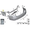 BMW F30 LCI 2014 2018 Dešinės Pusės Bumperio Gidai Originalus 51127384466
