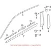 BMW F32 F32 F33 F34 F36 318d 320d 320dX atraminis kairės pusės kraštas originalus 51777294887