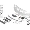BMW F32 F33 F36 uždara tinklelio rūko žibintų grotelė O/S originali 51117309624