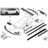 BMW F32 F82 Sienos Dekoratyvinis Kietas Kairysis Originalus 51472460362