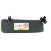 BMW F33 F83 M4 Kairės saulės skydelis su etiketės veidrodžiu apšviestas juodas 51167391861