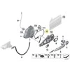BMW F34 F36 F36 Bowdeno trosas Išorinių durų rankena priekinė originali 51217291405