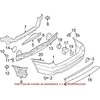BMW F34 galinės vilkimo akies dangtelis Originalus 51127477804