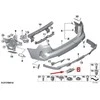 Bmw F44 Gran Coupé 2018 2019 Kairysis Išmetimo Vamzdis Originalus 51128075531