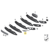 BMW F45 F46 Dešinės Pusės Zierblende Originalus 51117347228