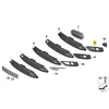 BMW F45 F46 Kairysis Atviras Šoninis Grillis Originalus 51117407697