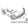 BMW F46 Gran Tourer Galinio Stiklo Dekoras Originalus 51317477981