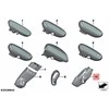 BMW F46 Gran Tourer Veidrodžio Bazės Dangtelis Originalus 51166842554