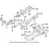 BMW F80 M3 F82 M4 Dešinės Palaikymo Skersinė Originalus 18207851182