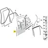 BMW X6 F16 X6 M F86 Sandarinimas B Stulpelis Apačioje Kairėje Originalus 51767324751