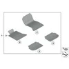 Bmw Fussmatte Velours Fahrerseite 5 F10 F11 Originalus 51477230447