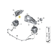 BMW Variklio Atraminis Laikiklis Desinysis G20 G21 G30 G31 Originalus 22116870760