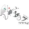 BMW G01 G02 G08 Valdymo strypas priekinių dešiniųjų durų originalus 51217409270