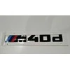 Juodai Dažytos Raidės 229x29mm BMW X4 G02 2017 2019 Originalus 51142472835