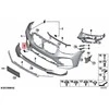 BMW G02 vilkimo akies priekinis dangtelis, gruntuotas, originalus 51117497095