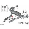BMW G05 išmetimo sistemos laikiklis Originalus 18307935435
