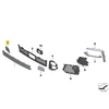 BMW G06 priekinio bamperio vilkimo kablio akies dangtelis originalus 51118069949