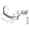 BMW G11 G12 Dešinės Apatinės Gidai Originalus 51117475194