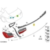 BMW G11 G12 Galinio Šviesos Dešinė Originalus 63217481204